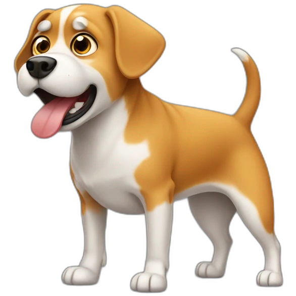 farting dog emoji