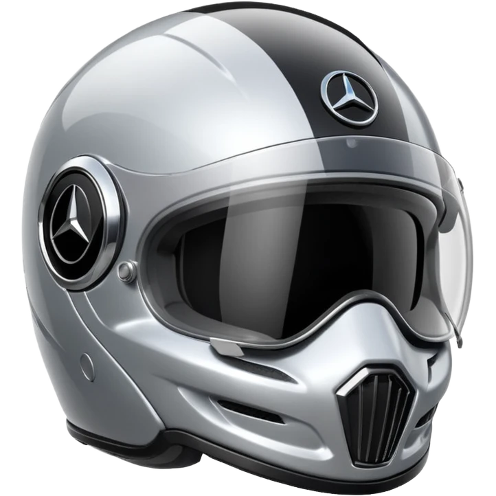 mercedes helmet emoji