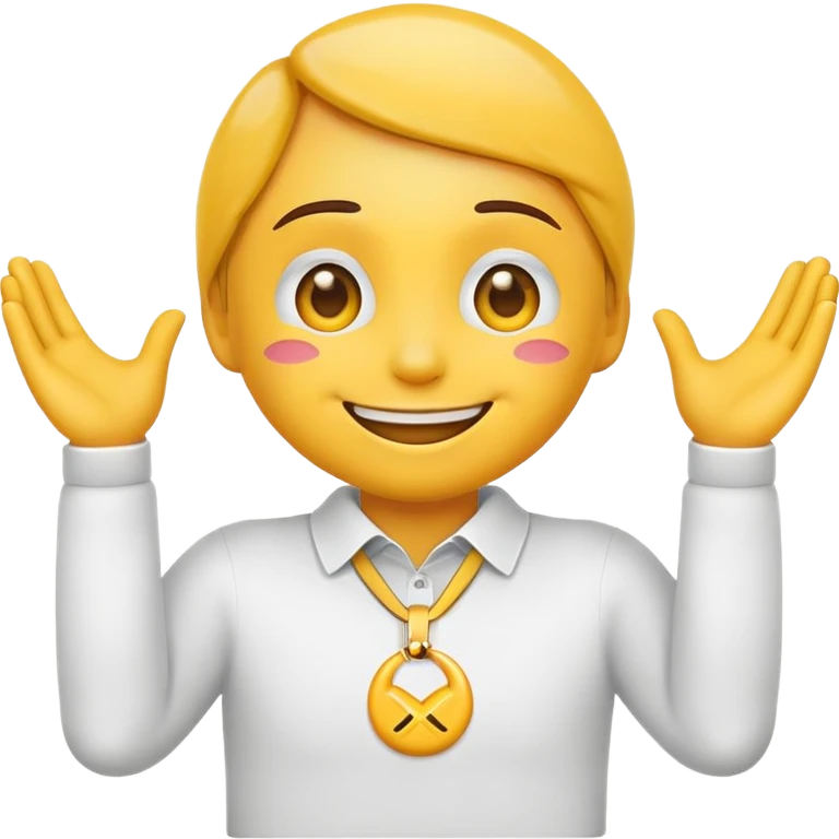 Emoji with hands around neck with x's for eyes and a smile  emoji