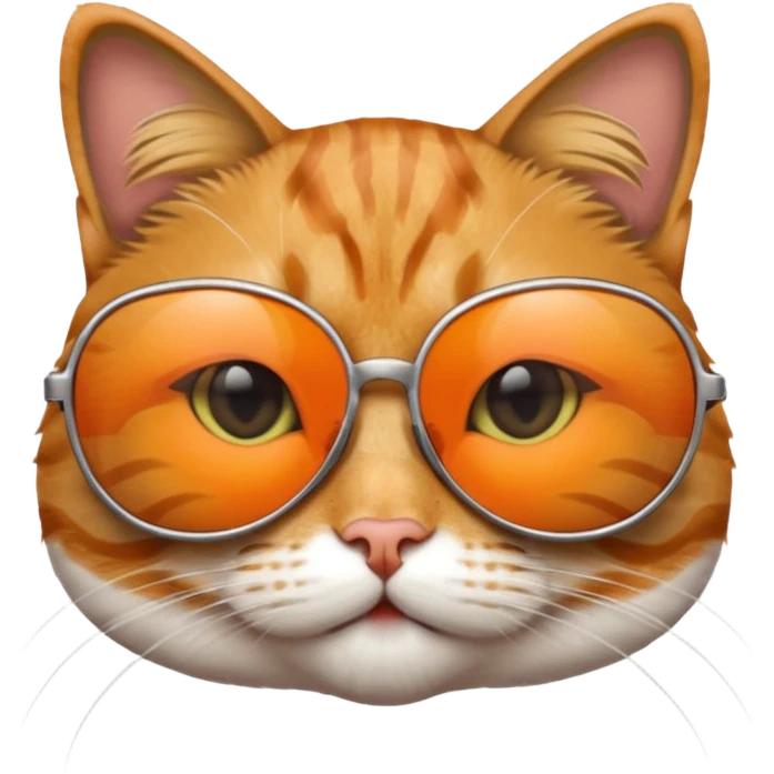 Cat wearing sunglasses emoji