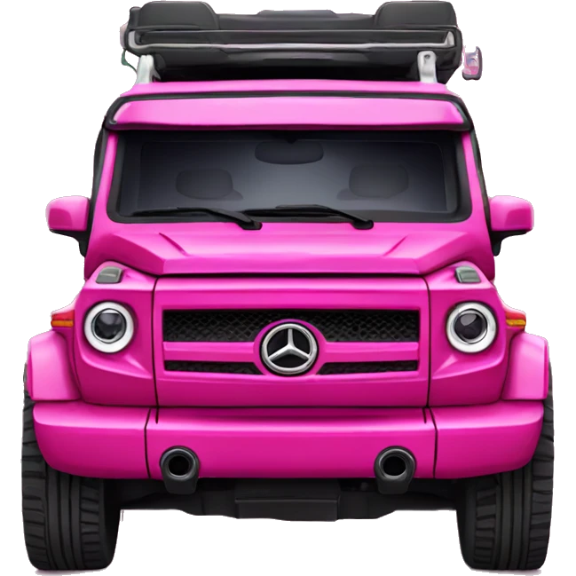 hot pink G wagon  emoji