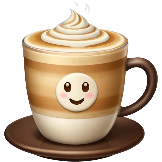A beautiful coffee latte  emoji