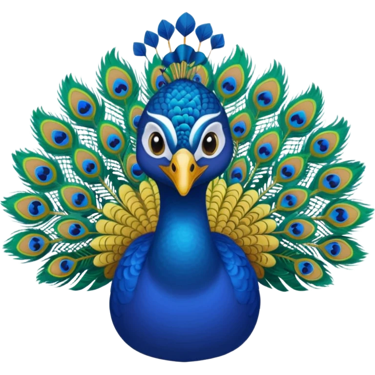 Peacock with t shirt   emoji