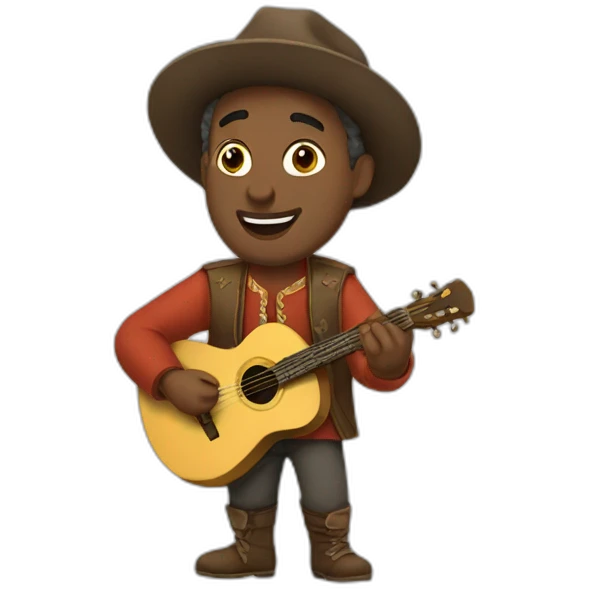 Troubadour emoji