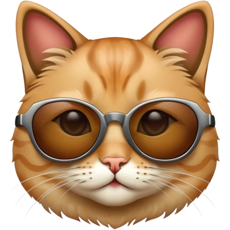 Cat wearing sunglasses emoji