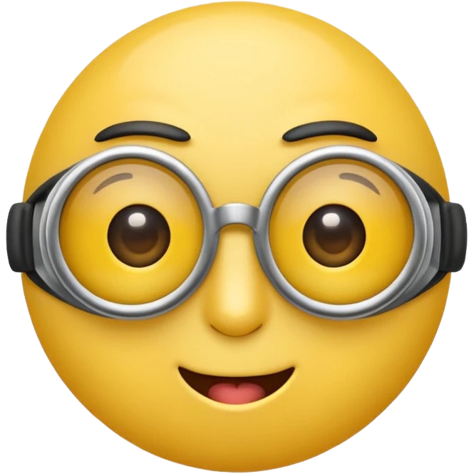 Goggle attitude emoji emoji