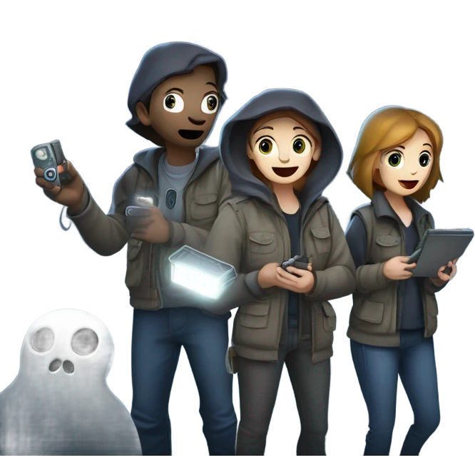 ghost hunting  emoji