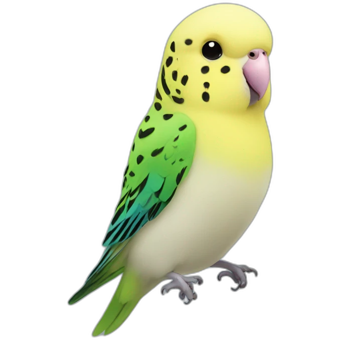 Budgie heart emoji
