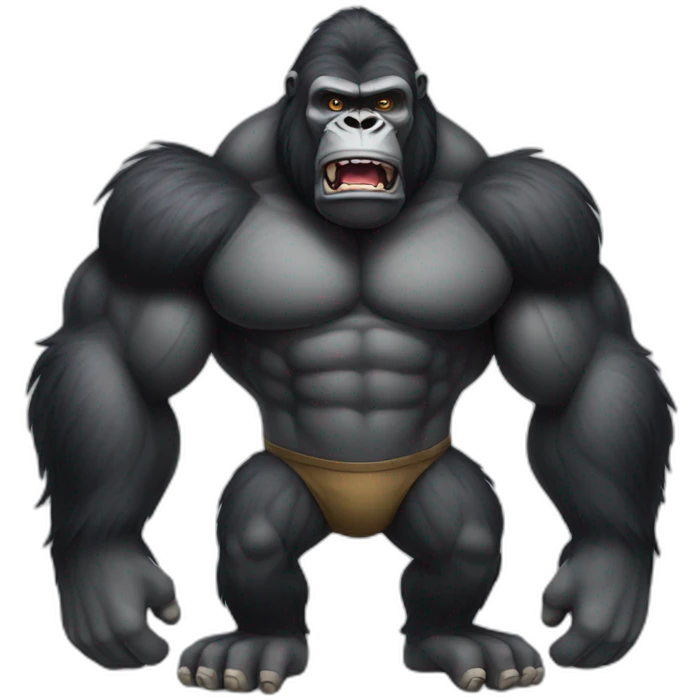 muscular gorilla emoji