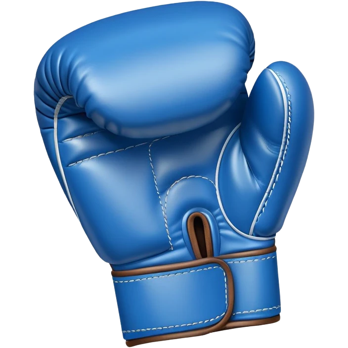 boxing glove blue emoji