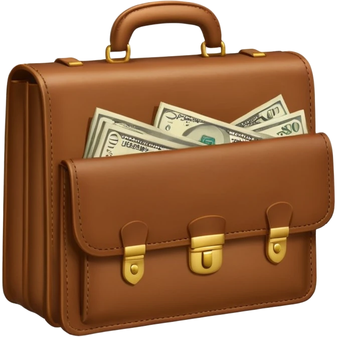 briefcase MONEY emoji