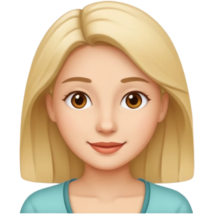 Feeling relaxed and happy at office for woman  emoji