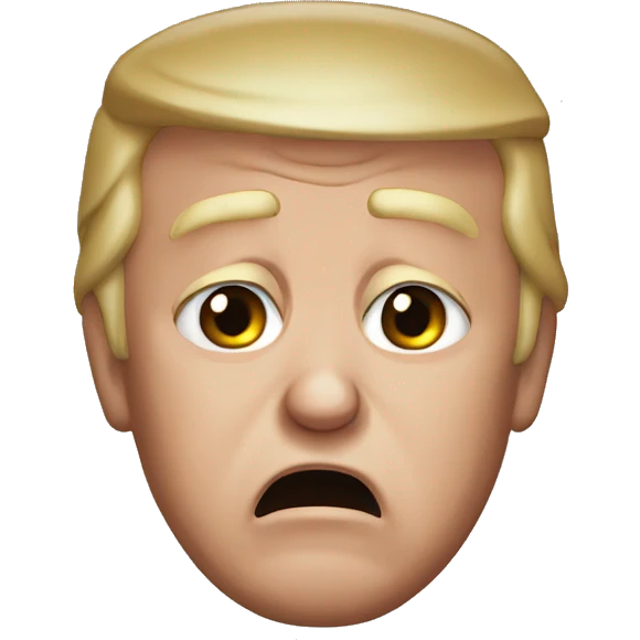 Trump crying  emoji