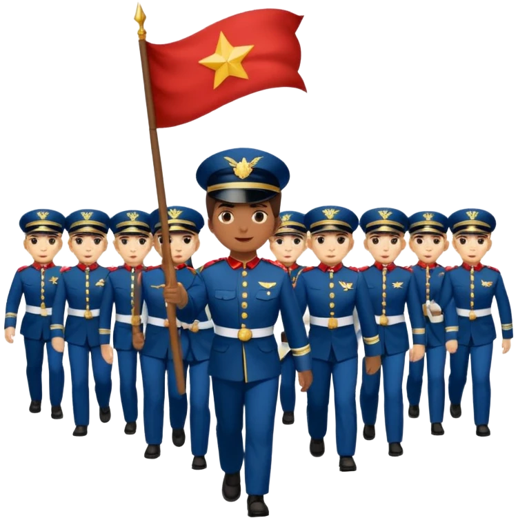 banner carrier Parade Marchers emoji