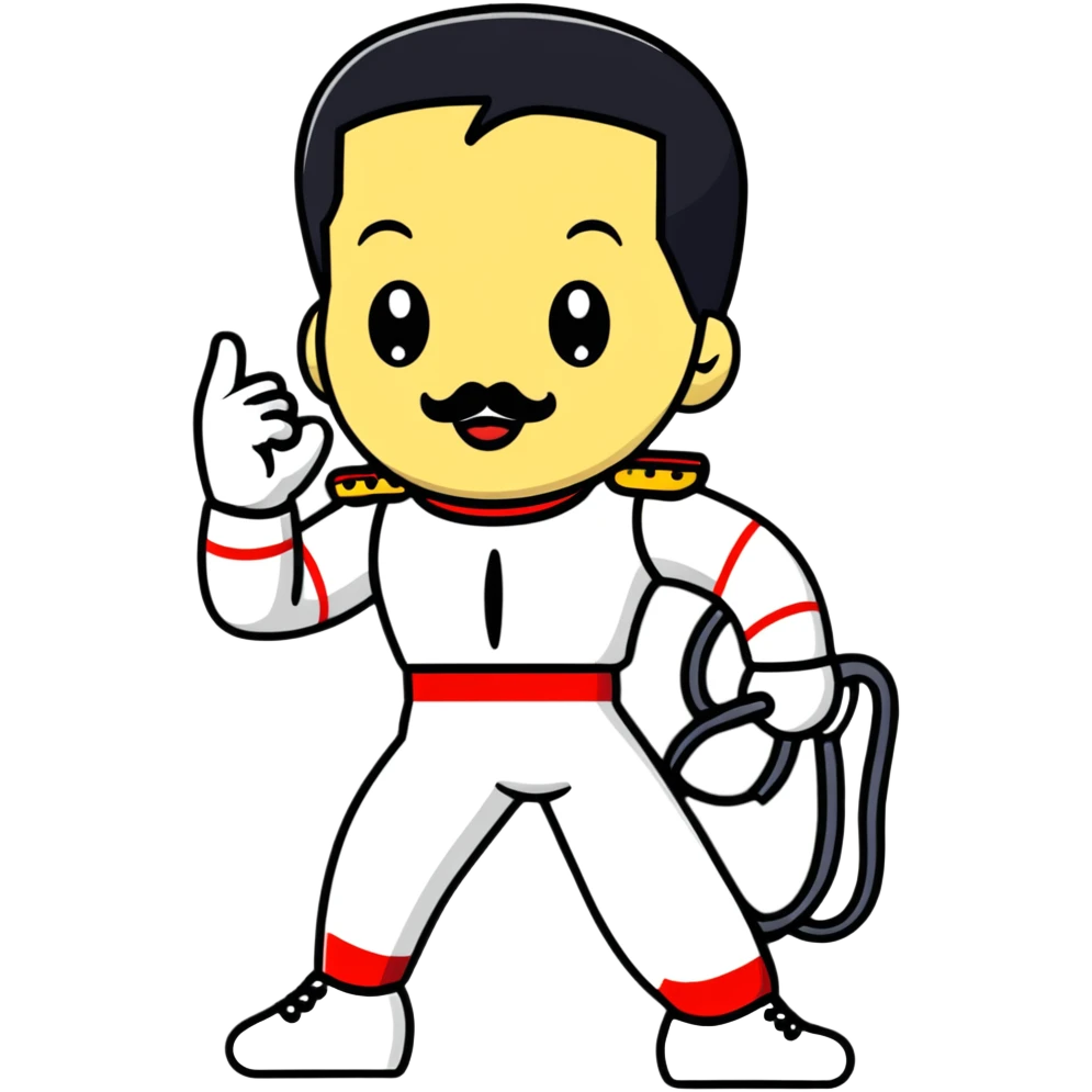freddie mercury full body emoji