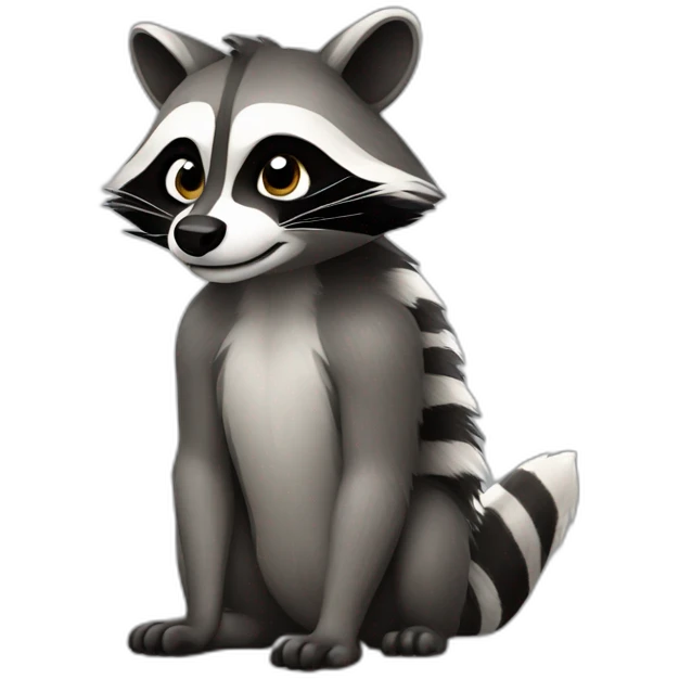 racoon chess emoji