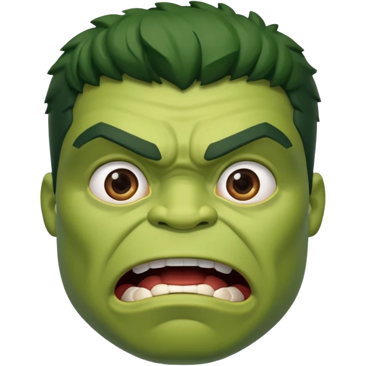 hulk cara surpresa emoji