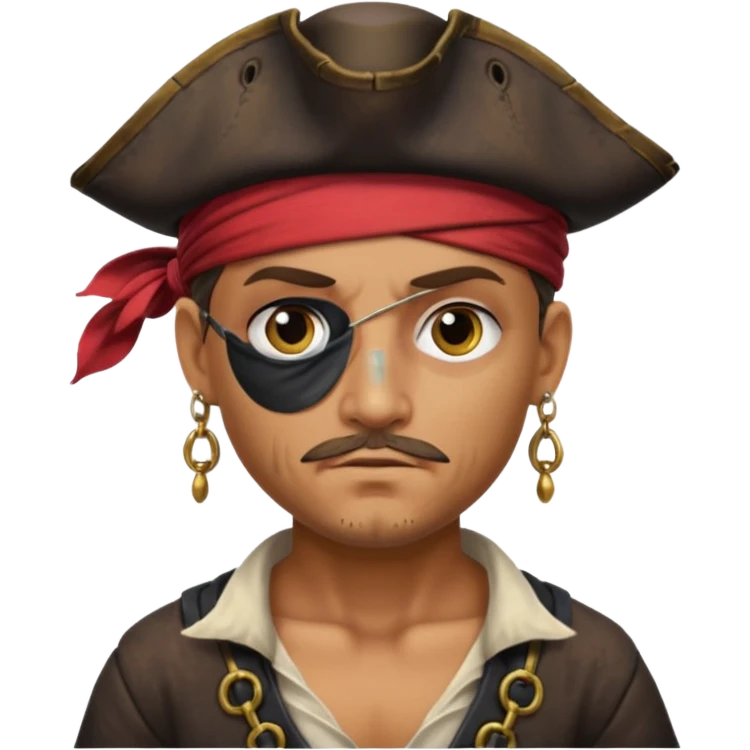 Caricatura un pirata emoji
