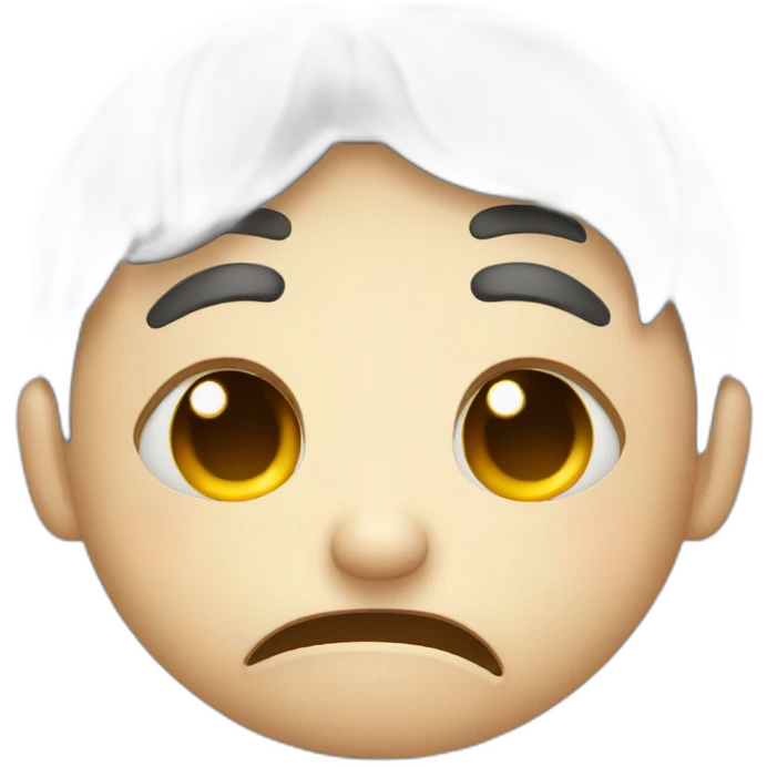 Tired blinking face emoji