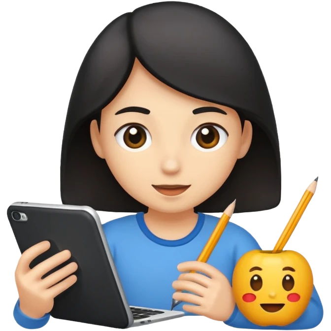 a person engaged in creative work emoji
