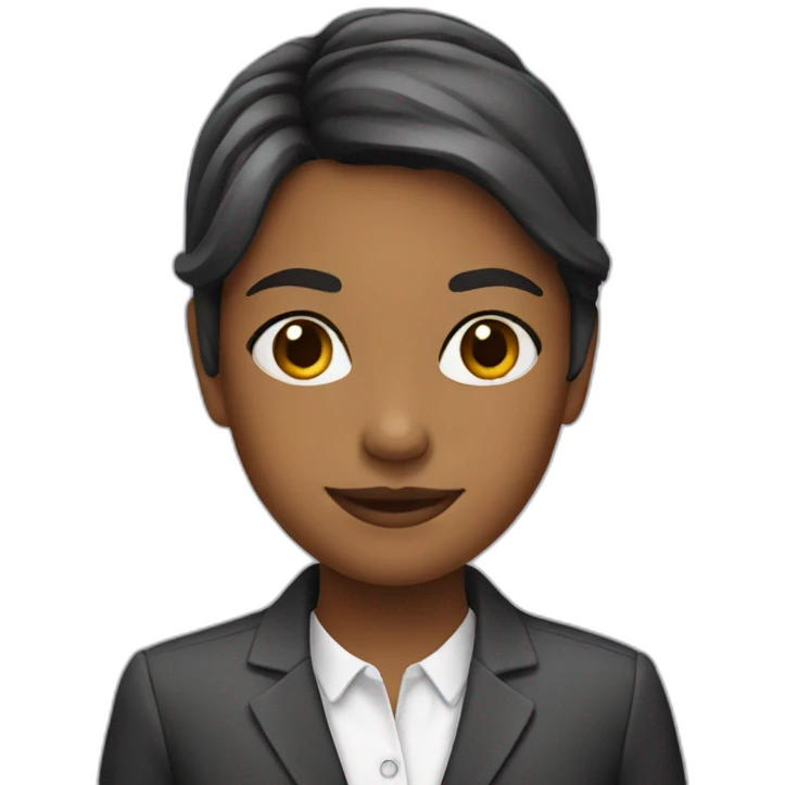 Girl suit emoji