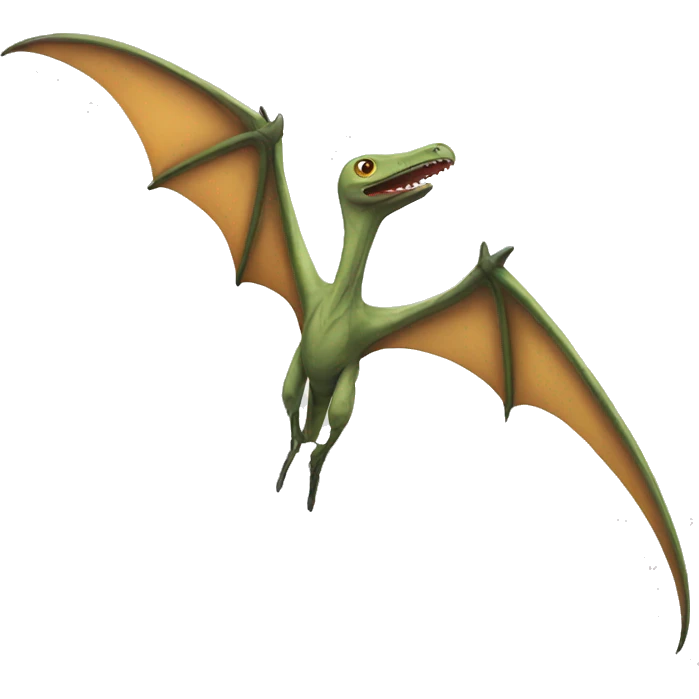 highly realistic pterodactyl emoji