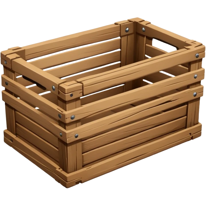 epty wooden crate emoji