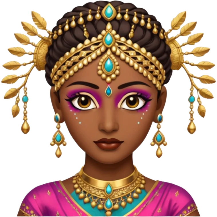 indian dancer face emoji