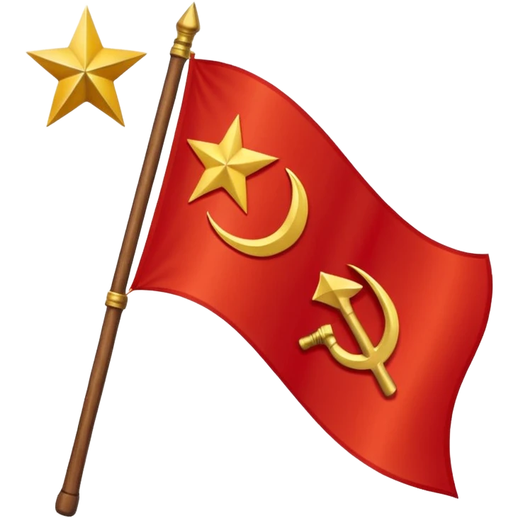 flag of soviet union emoji