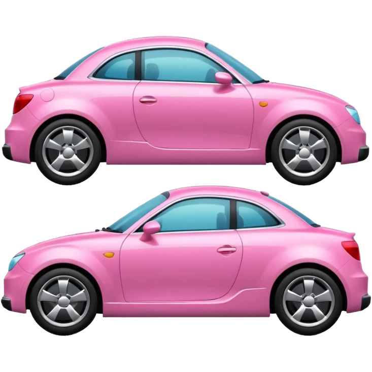 Pink car emoji