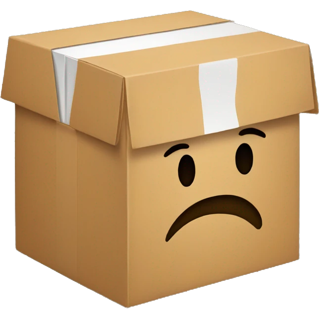 BOX WITH PAPERS emoji