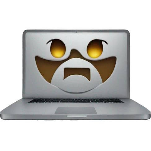 a macbook emoji