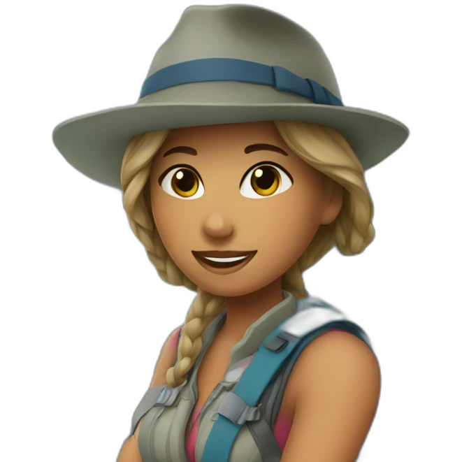 Travel girl emoji