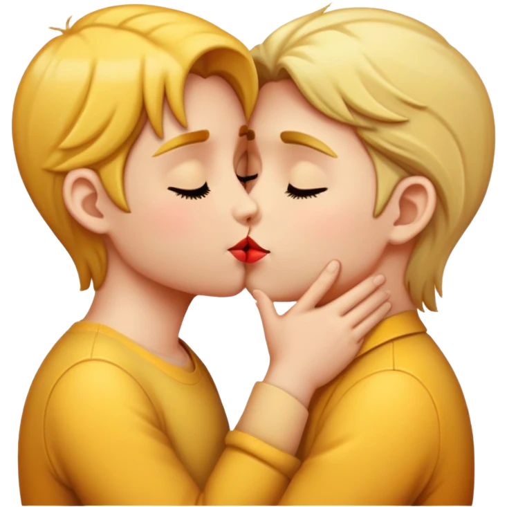 What does a kiss send emoji