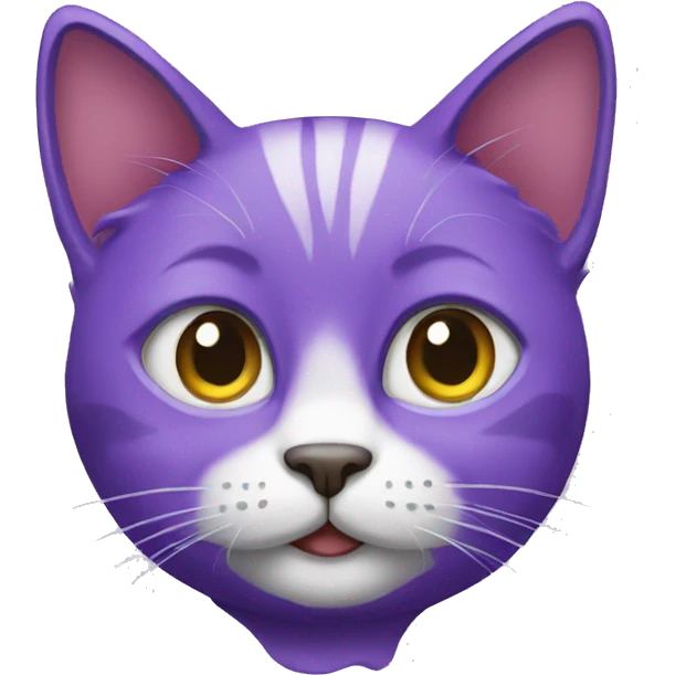 purple cat emoji