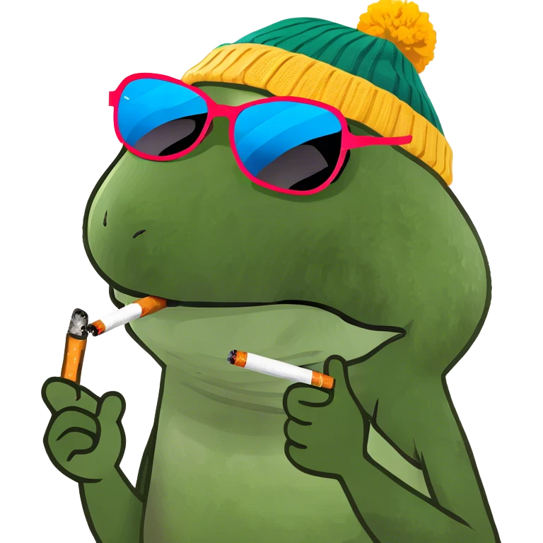 Carebear smoking emoji