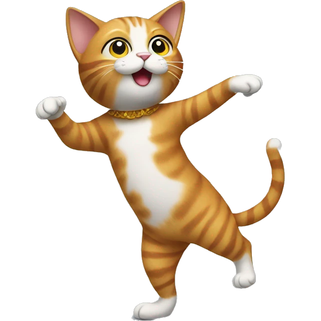 Cat dancing  emoji