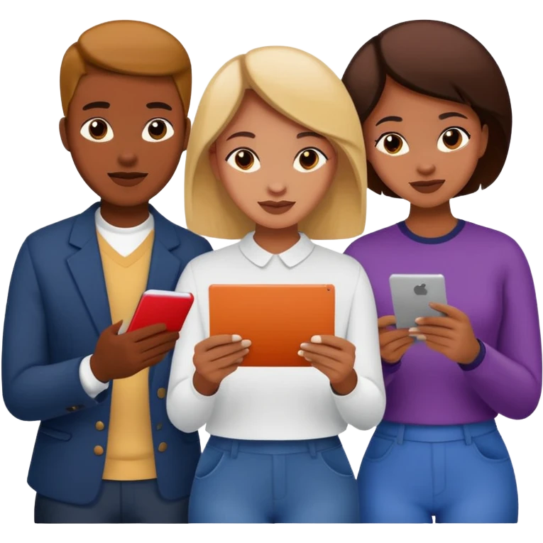design team with color swatches and mood boards emoji