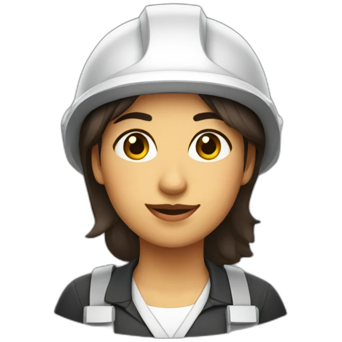Chica ingeniera de montes emoji