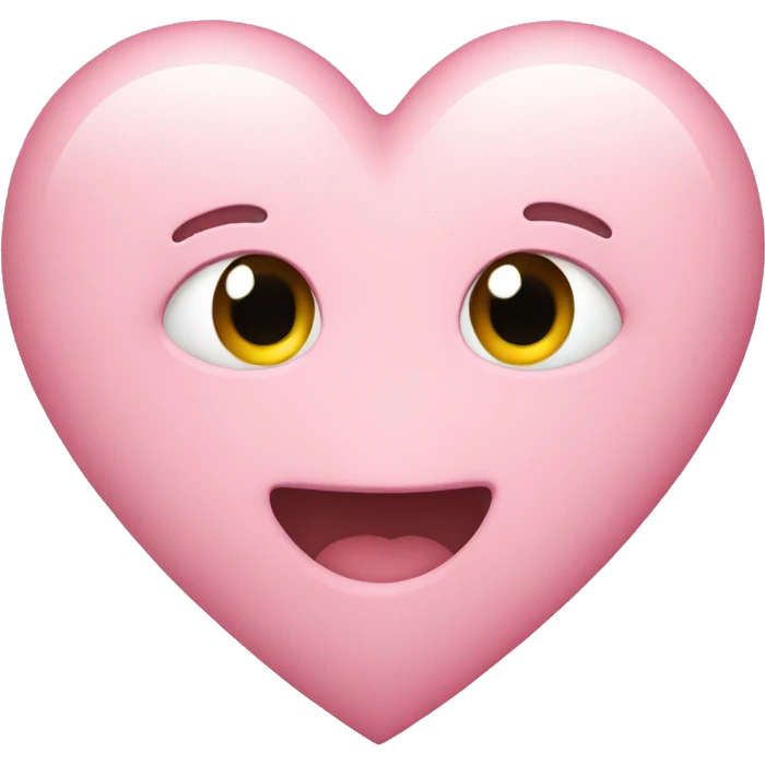 Light pink heart  emoji