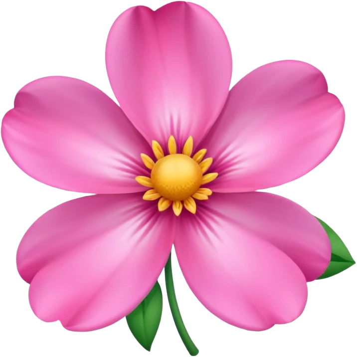 Pink flover emoji
