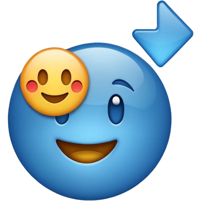 Checkmark blue emoji