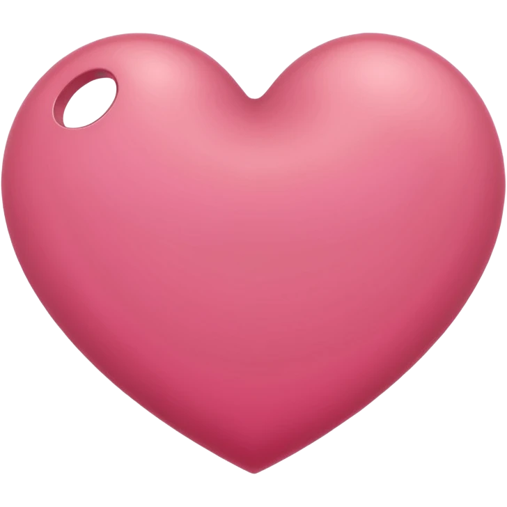 reddish-pink Hollow Heart thinly  outlined lines emoji