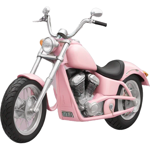 pastel pink chopper bag emoji