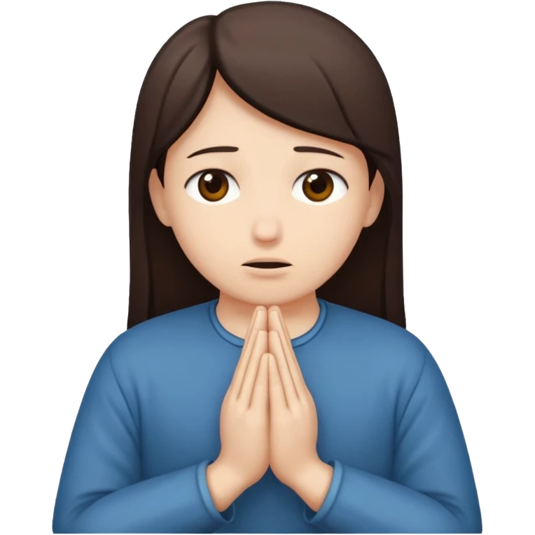 Pleading face with hands praying  emoji
