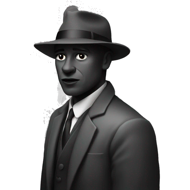 noir movie emoji