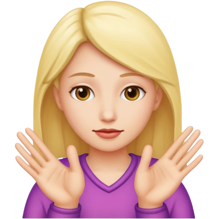 vagina and fingers emoji