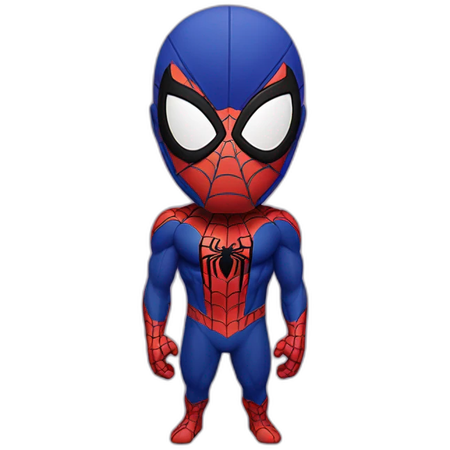 Spider-Man with purple suit emoji