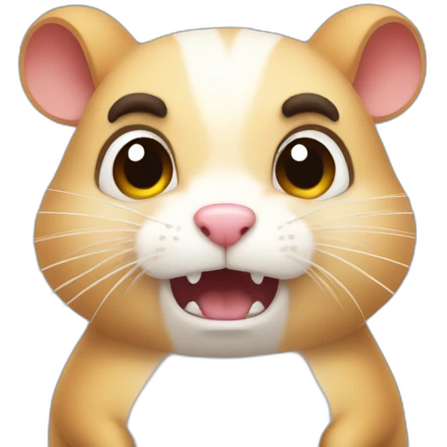 angry hamster emoji