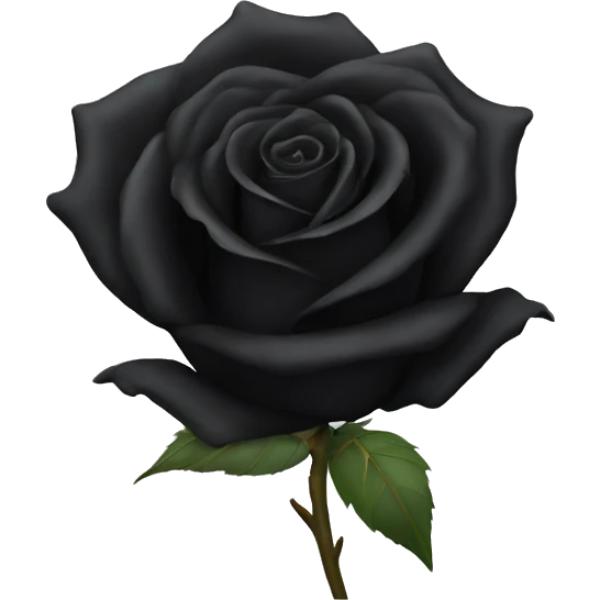black rose  emoji